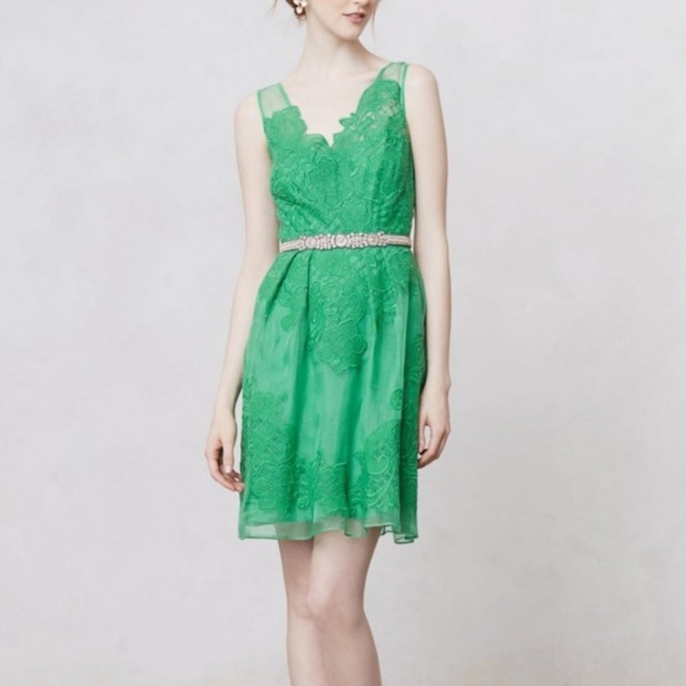 Yoana Baraschi Cloverlace Green dress size 2